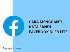 Cara Mengganti Kata Sandi Fb